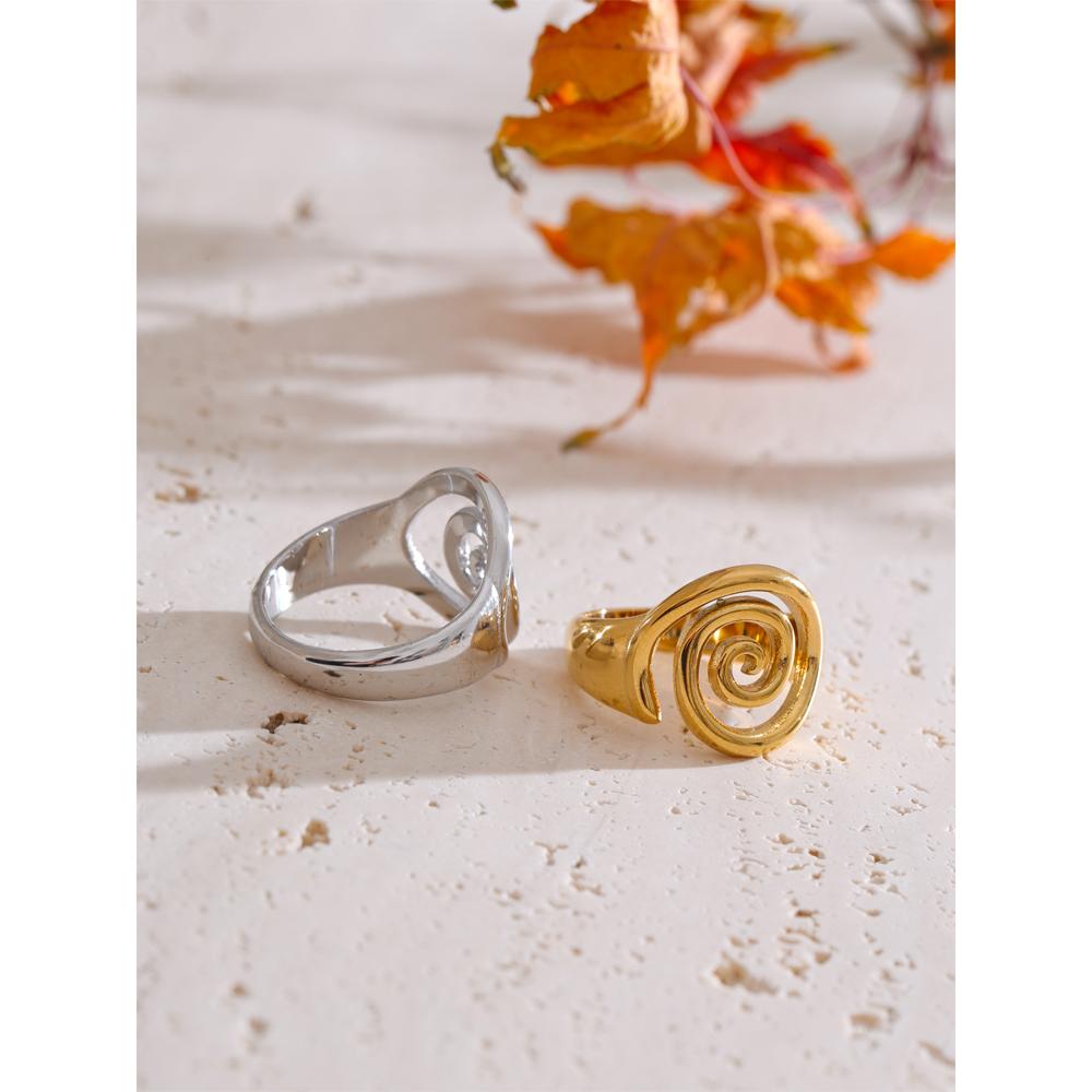 Eetit Размер 6789 Модное кольцо серии Conch Ocean, литье, модные украшения для пальцев, аксессуары с покрытием из настоящего золота PVD для женщин