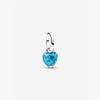 Turquoise Colored Heart Mini Dangle Charm 793827C01