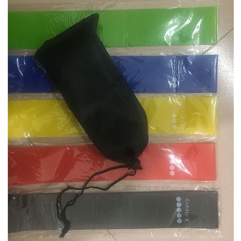 5-уровневые ленты сопротивления для йоги и фитнеса, силовые тренажеры для тренировок