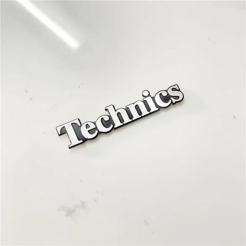 4X Техник Динамик 46x9мм алюминиевая наклейка стайлинг автомобиля technics значок эмблема динамика стерео Наклейка Автоаксессуары