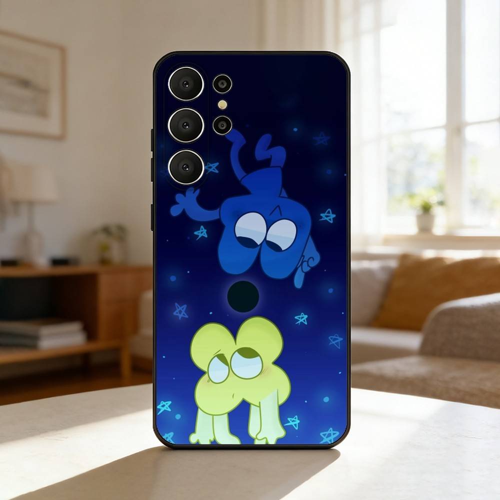 Bfdi Battle For Dream Island Phone Case For Samsung S26,S25,24,23,22,30,21,10,9,Ultra,Plus,Lite,FE Soft Black Case
