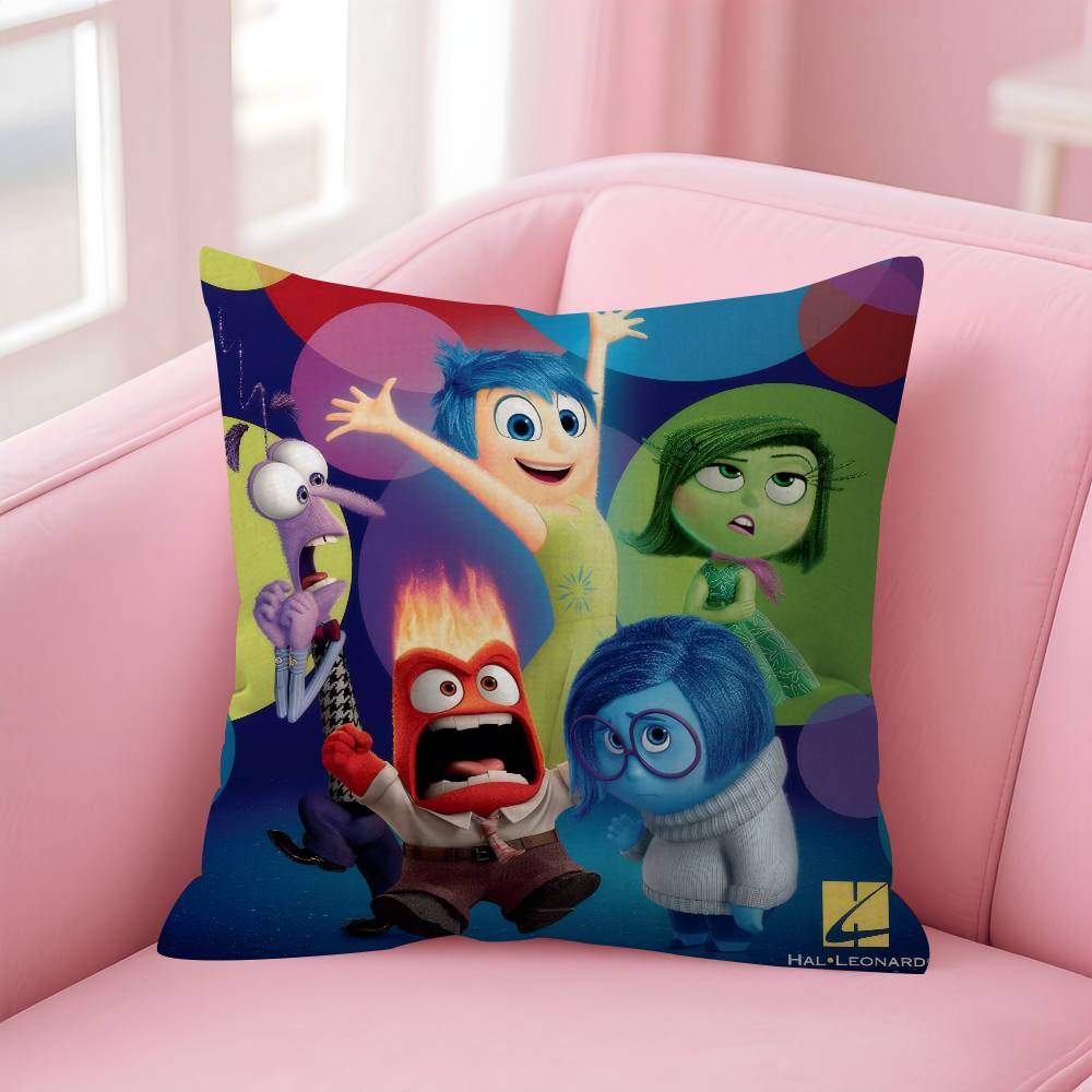 Movie cartoon IInside FUN Out Cushion Cover Inches Farmhouse Decor Home Throw Pillow Covers for Couch Decorations