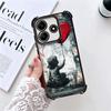 B-Banksy Художник Граффити Покрытие Чехол для Телефона Для Xiaomi Redmi Note 14 15 Pro Plus 13 12 11 11S 11T 10 9S 9 5G Противоударный Airab