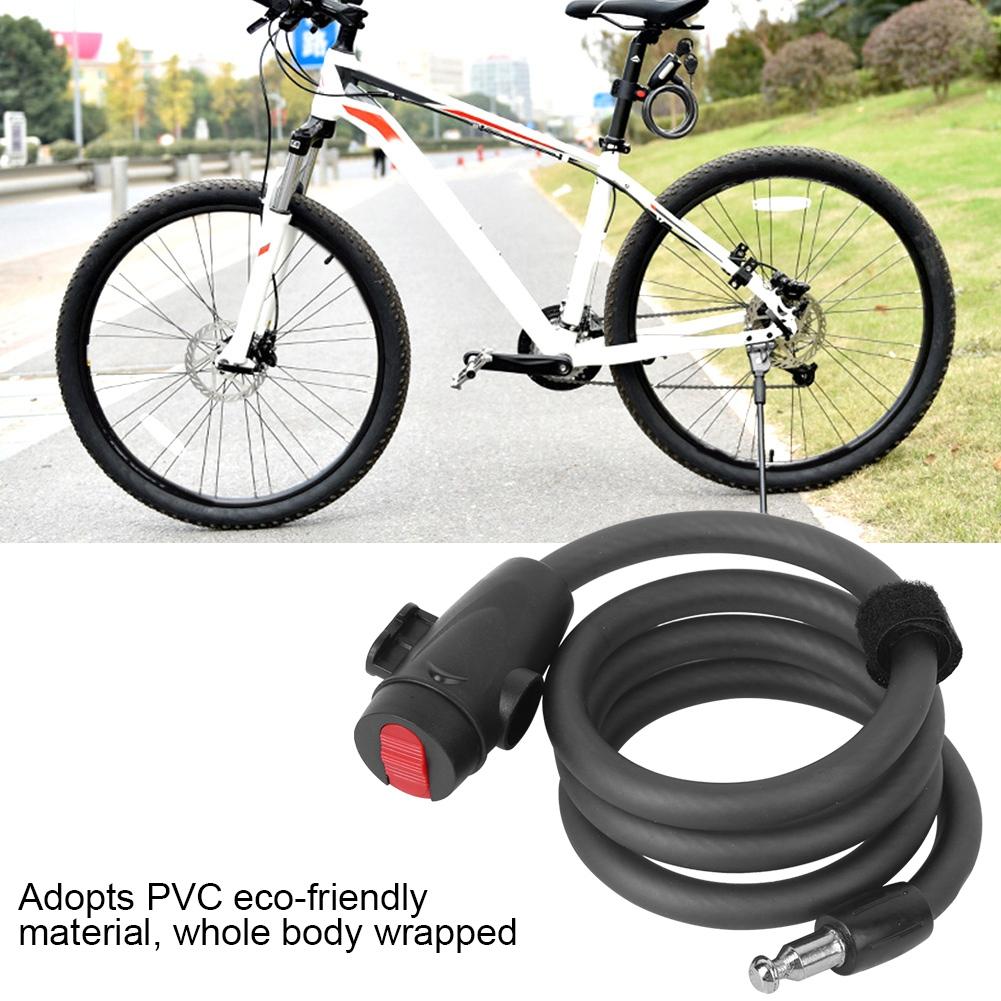 Wheelup Высокопрочный стальной трос Замок против кражи для горного велосипеда Безопасная защита Велосипедный