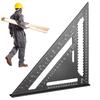 Speed ??Square, Triangle Carpenter Square, Triangular Right Angle Ruler - Portable Marking Gauge, Multifunctional Carpentry Tool for Carpenters and De