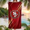 San Francisco 49ers Fashion Beach Towel Portable Soft Quick Dry Towel For Swimming Camping Holiday Use