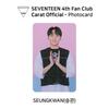 Seventeen Fan Club Carat 4th Term Goods Official Photocard KPOP