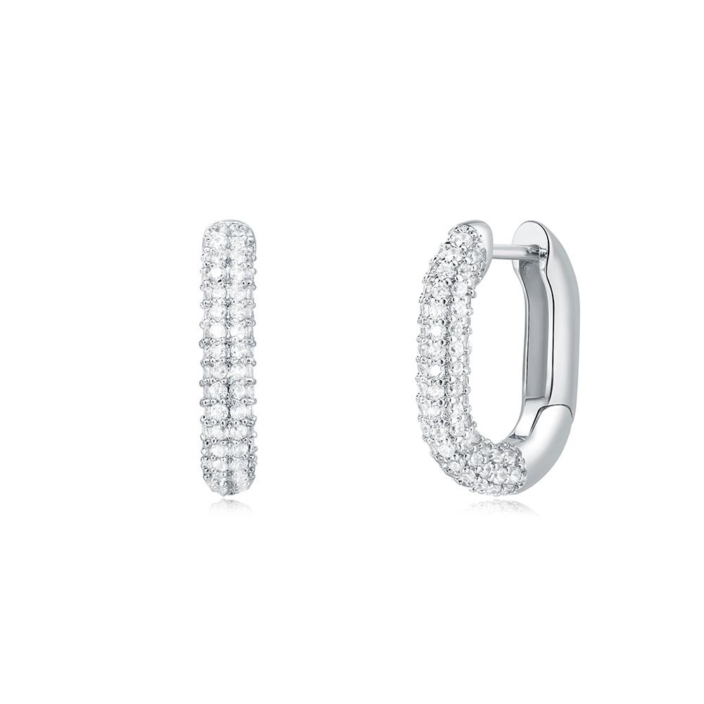 Серьги-гвоздики Westisland Oval One-Touch_Wi5081425