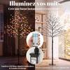 150cm Lighted Artificial Cherry Tree with 160 LEDs and 16 Flexible Branches, Indoor and Outdoor Decoration