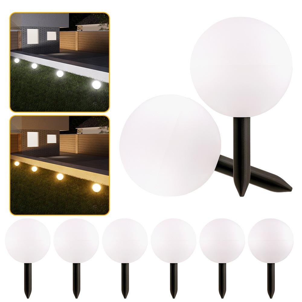 Rainproof Solar Sphere Lawn Lamp for Outdoor Garden and Courtyard Decoration