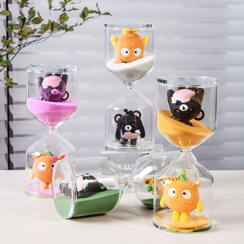 Яйцо для вечеринки Медвежонок Песочные часы Украшения для дома Мультфильм Дети Таймер 5/15/30/45 минут Время Простой Зыбучий песок