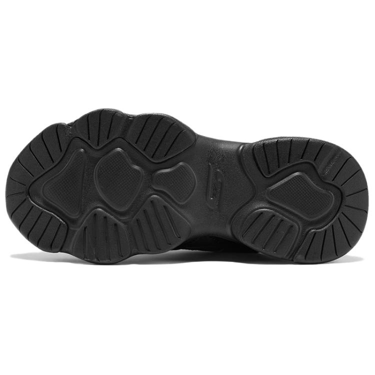 Skechers BOBS Износостойкие, Дышащие, Легкие Низкие Кроссовки на Толстой Подошве Женские Черные 117685-BBK