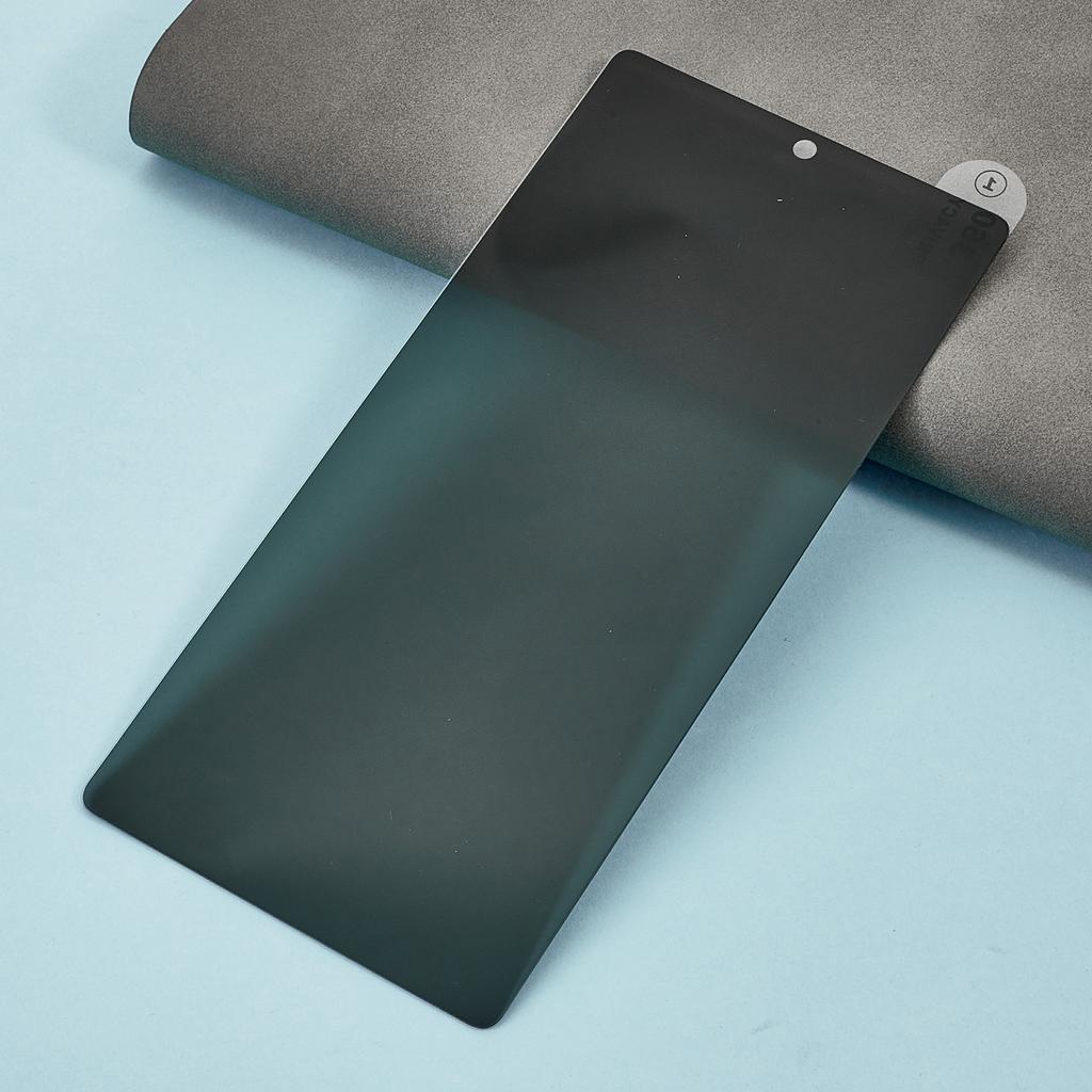 Защитная пленка для экрана Samsung Galaxy S25 Ultra с защитой конфиденциальности 360° Anti Spy Ультратонкая пленка из закаленного стекла (Разблокировка отпечатком пальца)