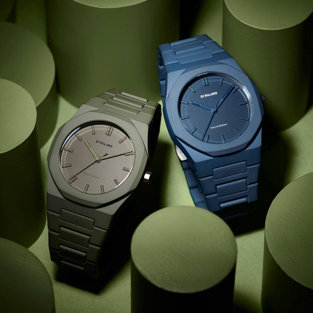 Authorized Dealer D1 Milano Watch PCBJ22 Military Green [D1MILANO] Men's [Polycarbonate]