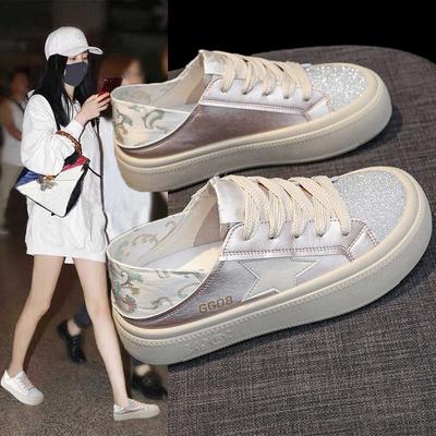 Модные экокожаные массивные прозрачные кроссовки женские повседневные женские туфли 34 роскошные женские спортивные кроссовки толстые 2025г для спортсменок