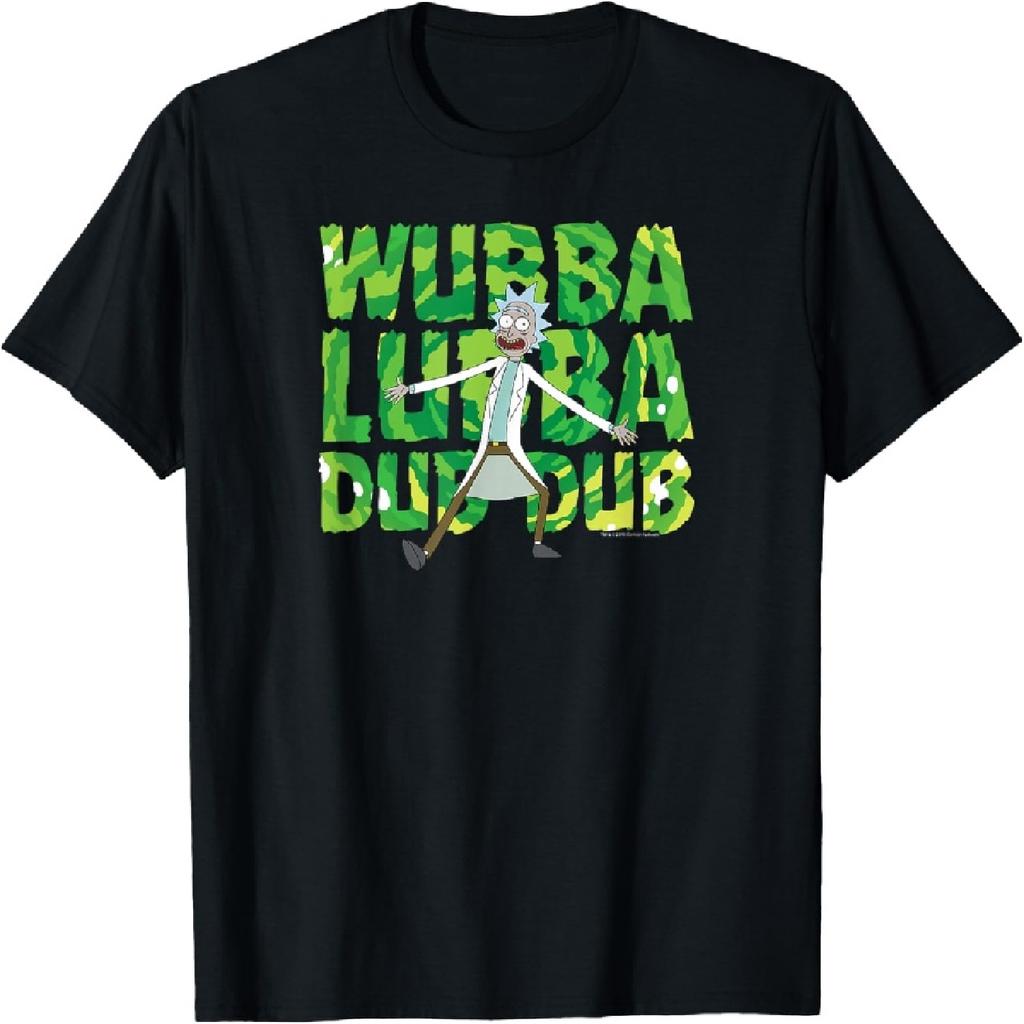 Рик и Морти Wubba Lubba Dub Dub Портал Буквы Футболка Футболка