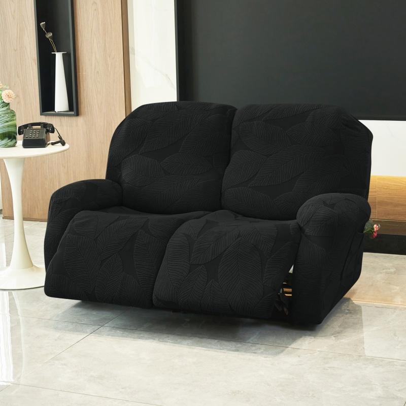 2Seater Washable Split Recliner Sofa Covers Elastic Super Soft Reclining Chair Covers Anti-dirty Relax Armchair Protector Home