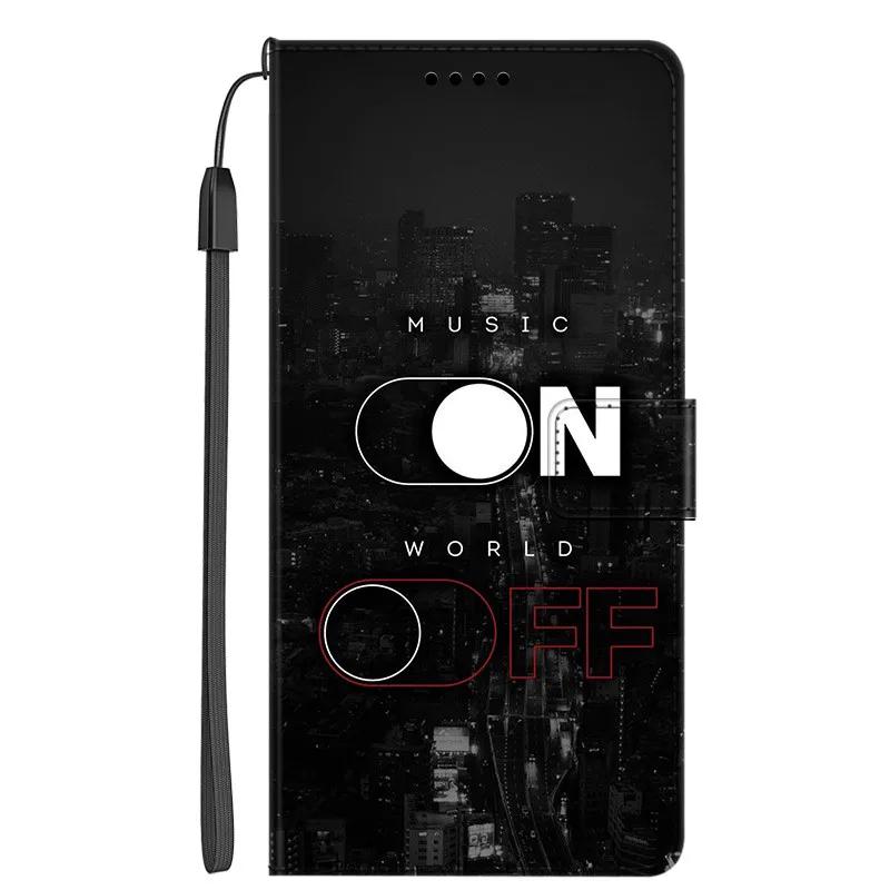 Кожаная обложка-книжка для Realme C71 4G C55 C33 C30 C35 Чехол Кошелек Флип Кот Чехол Животное ПУ Кошелек Подставка Сумка-книжка RealmeC33 4G C35