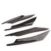 4 шт. Универсальный черный спойлер для кузова автомобиля, передний бампер, разделитель, плавники, отделка