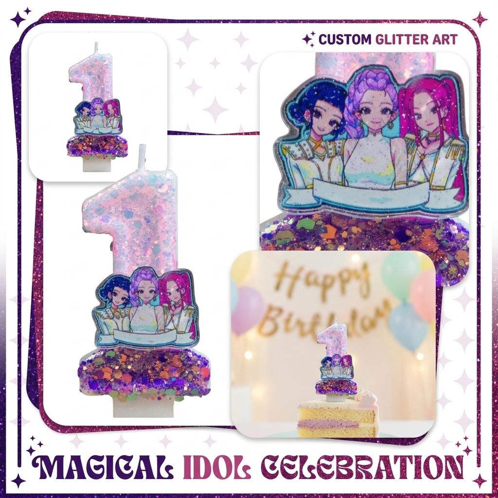 Fashion Cartoon Creative Birthday Candles Party Digital Candles