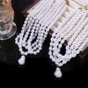 Multilayers Irregular Shape Pearls Pendant Korean Style Choker Women Necklace Jewelry Accessories