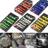 30Pcs Motorcycle Screw Nut Bolt Cap Covers Decorative Plastic Screw Motorcycle Accessories for Yamaha Kawasaki Honda Suzuki