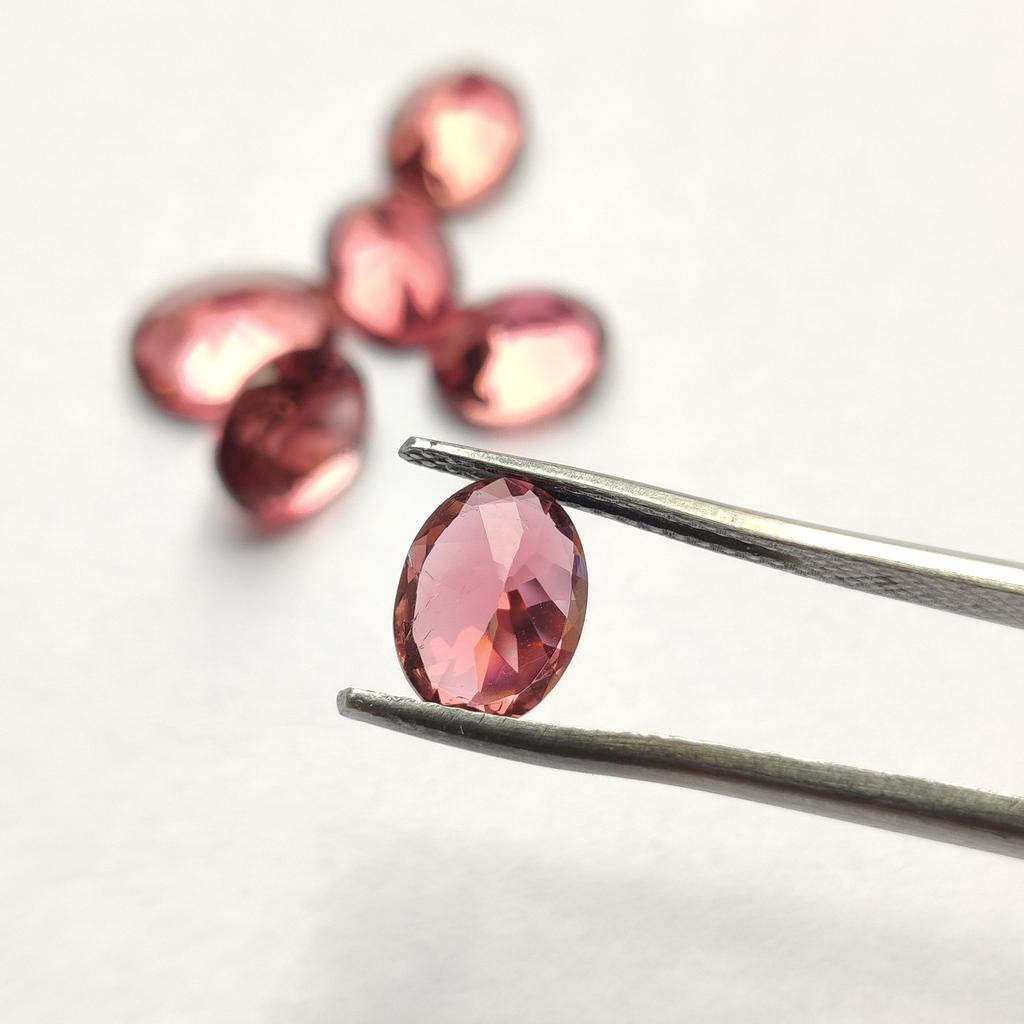 Best Quality Pink Rubellite Tourmaline Oval Cut Gemstone, Natural Rubellite Tourmaline Gemstones, October Birthstone For Making Jewelry.