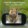 Portable HD Binoculars with Infrared Night Vision for Birdwatching and Outdoor Recording