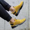 Мужские дышащие повседневные кроссовки для бега из сетки Flyknit, лето-осень 2025