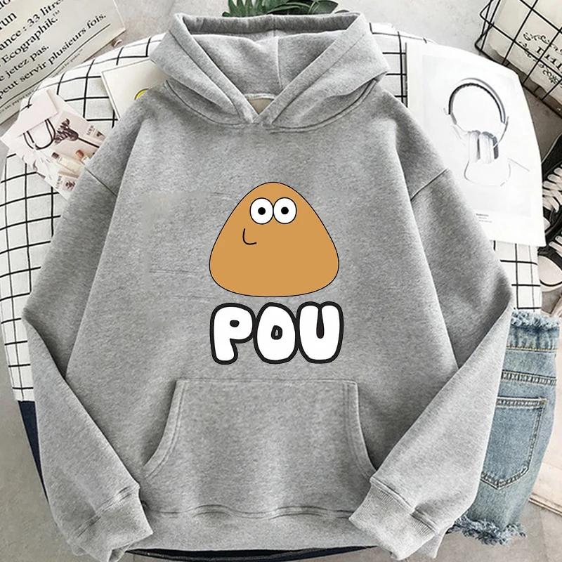 Pou Hoodie Мужская мода Letter Print Hoodie Boy Coats Пуловеры Мужские толстовки Одежда Rap Women Sweatshirt Одежда