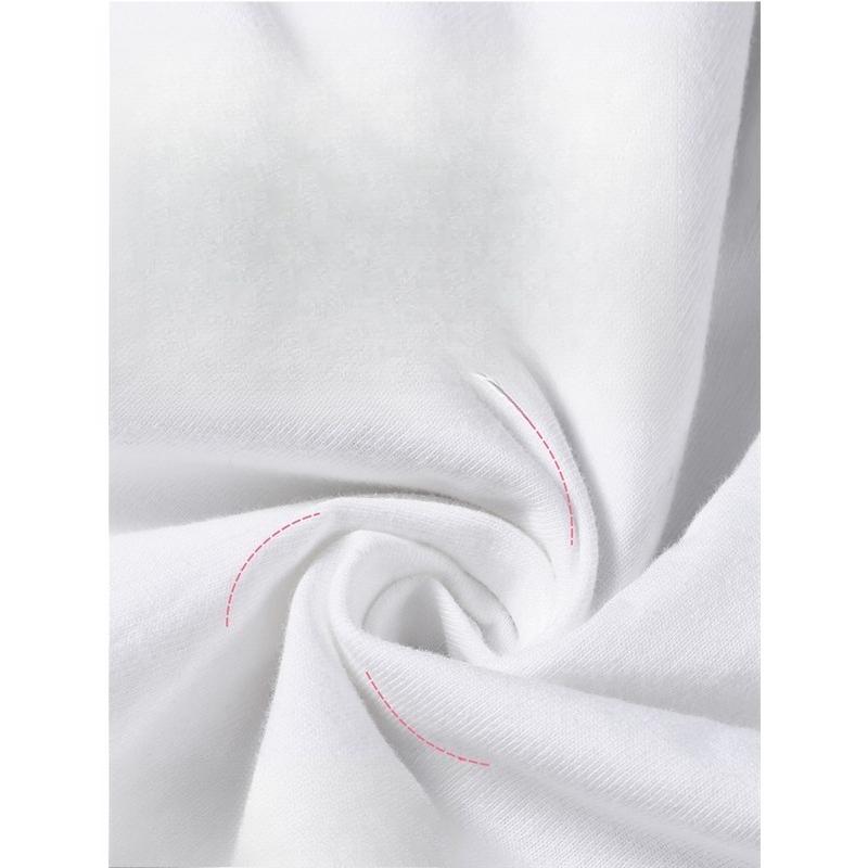 Европейский размер 1 шт. Мужская белая футболка с графическим принтом | Дизайн с русским текстом, короткий рукав, круглый вырез, повседневная летняя уличная одежда, приталенный крой