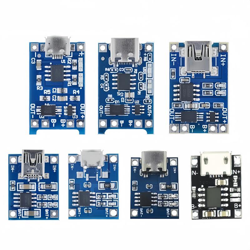 TP4056 | 18650 Lithium Battery Charger Board 3.7V/4.2V with 1A Overcharge/Discharge Protection