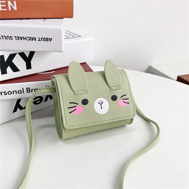 Children's Single Shoulder Bag Girls Stylish and Cute Rabbit Crossbody Bag Mini Cartoon Coin Purse Cute Purse for Girl Handbags