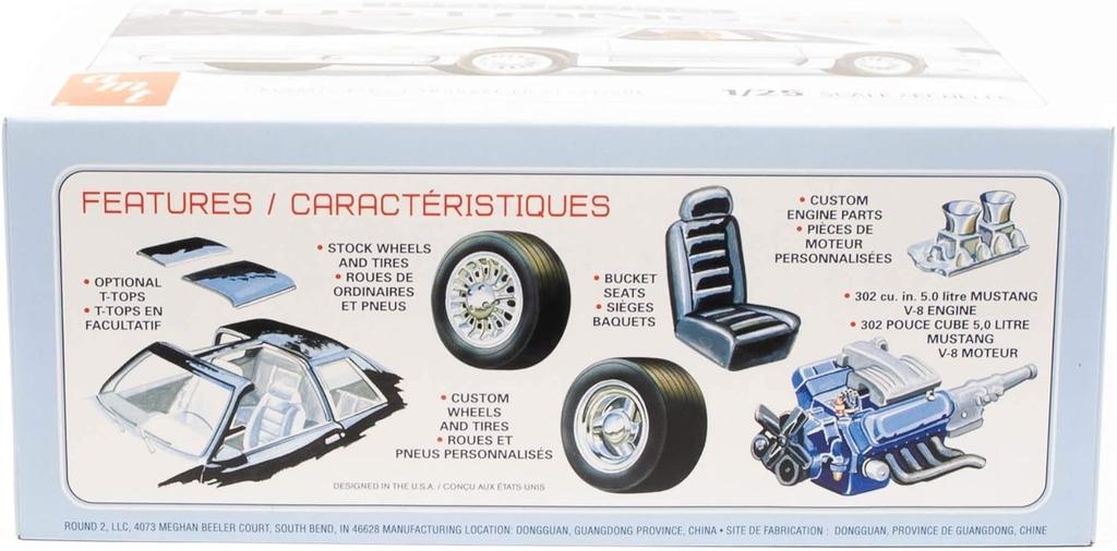 PLATZ Пластиковая модель AMT 1988 Ford Mustang GT AMT1216 1/25 (Машина)