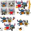Soft Short Plush Snoopy Halloween Pumpkin Doll With Skull And Stitch Design