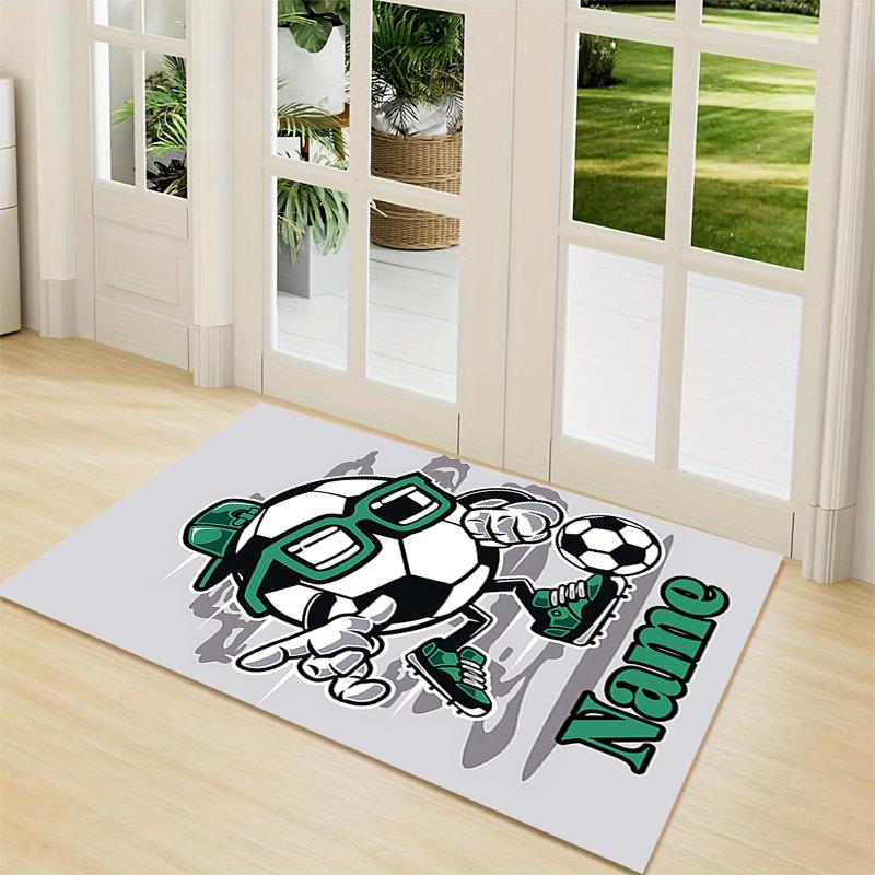 Custom Name Llama Party Invitation Carpet Rug Customizable Soft Washable Anti-Slip Home Living Room Sofa Mats Personalized Rug. 0909166