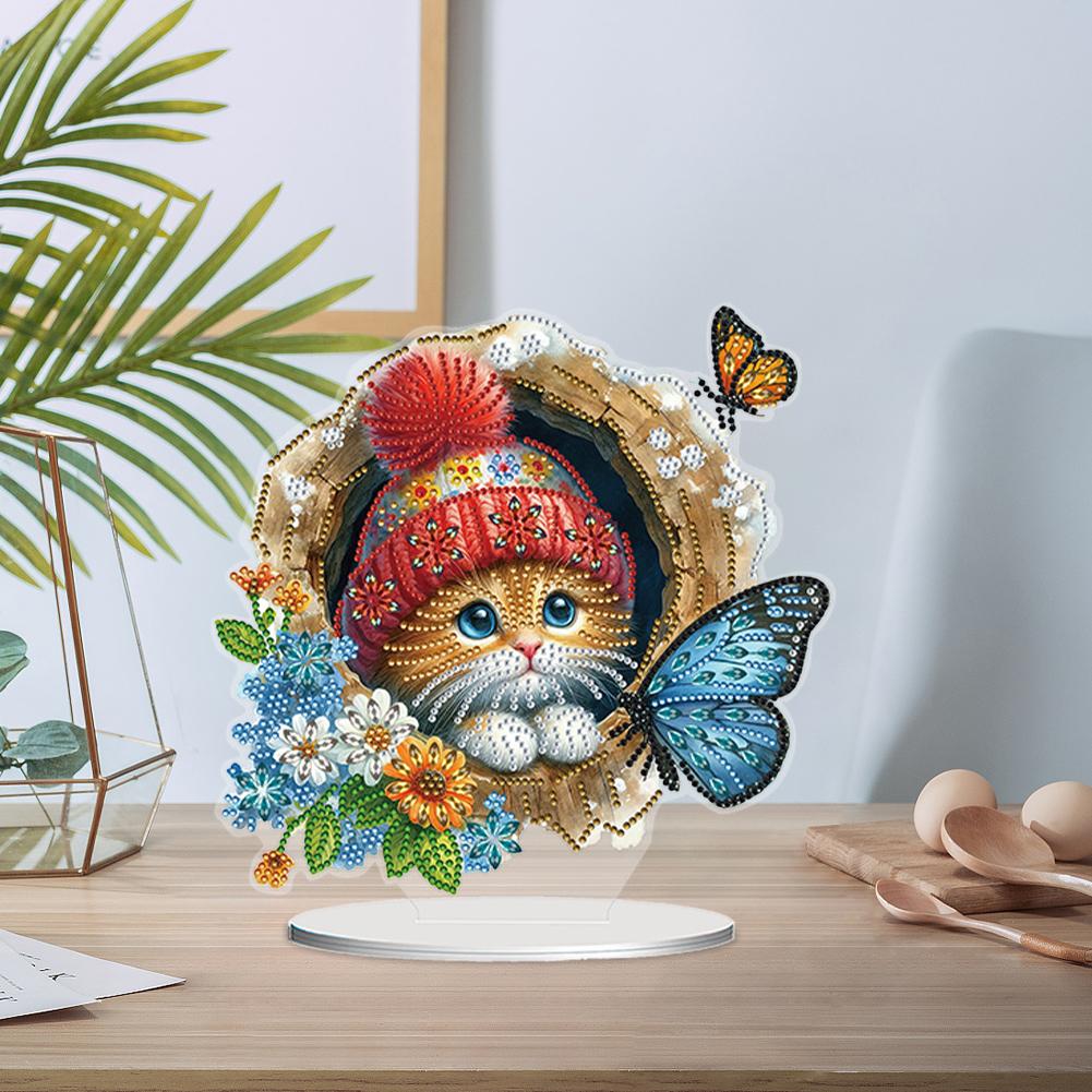 2D плоская печать DIY Настольные наборы для алмазной мозаики Украшения Двусторонние алмазные картины Настольные украшения Набор Домашний стол Декор