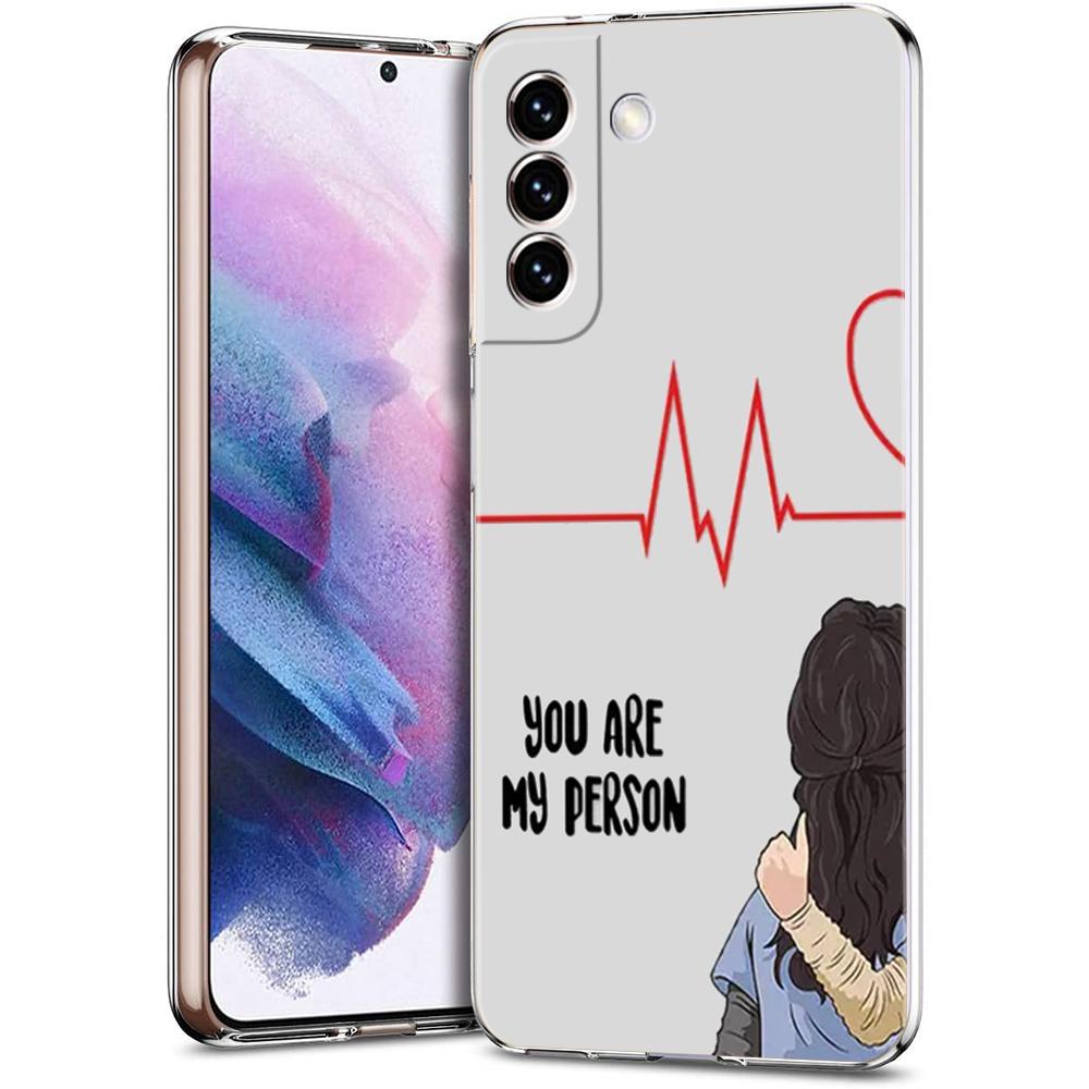 Чехол для телефона 'Анатомия Грей' 'Ты мой человек' для Samsung Galaxy S24 Ultra S23 FE S22 S20 S21 5G S10 S9 Plus S10E S8 Прозрачный чехол