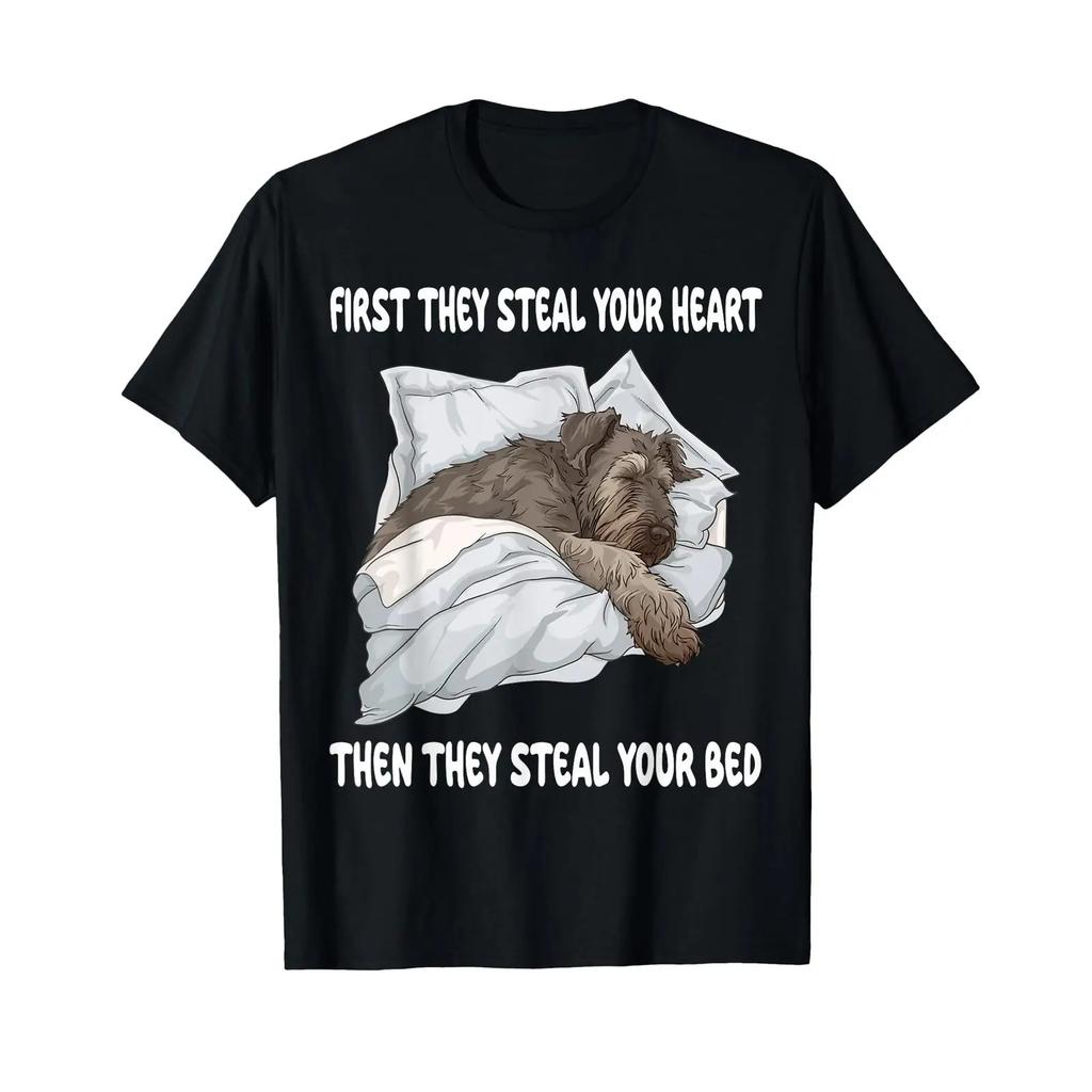 Irish Wolfhound Sleepwear Nightgown T Shirt Vintage Unisex Soft Casual Versatile Stylish Homme Comfortable Fashion
