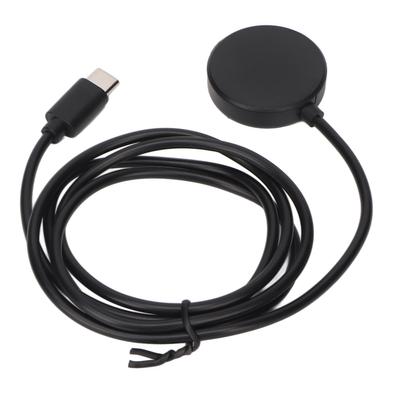 Зарядное устройство для умных часов Магнитное USB C с кабелем 3,3 фута Черная док-станция для зарядки умных часов для Samsung