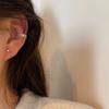 Серьга-кафф со стразами Модные ювелирные изделия Клипсы для ушей Зажим для хряща Ушной зажим Зажим для козелка уха