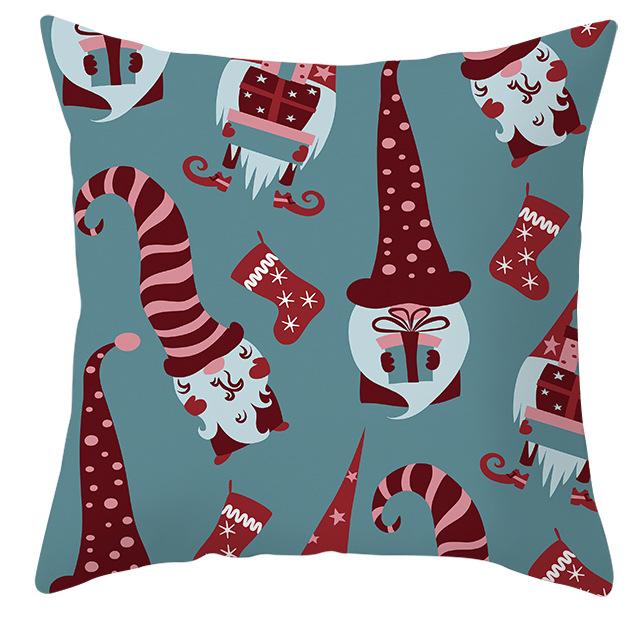 Новая Рождественская Наволочка с Гномом Рождественская Милая Наволочка с Гномом из Персиковой Кожи