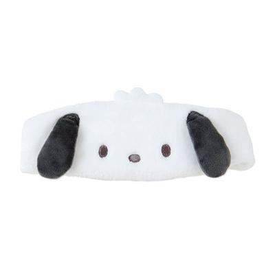 Повязка для волос Sanrio, повязка-тюрбан для волос, белый Pochacco Pochacco, средство для мытья лица, макияж, один размер, подходит большинству девушек, характер 986208 SANRIO (САНРИО)