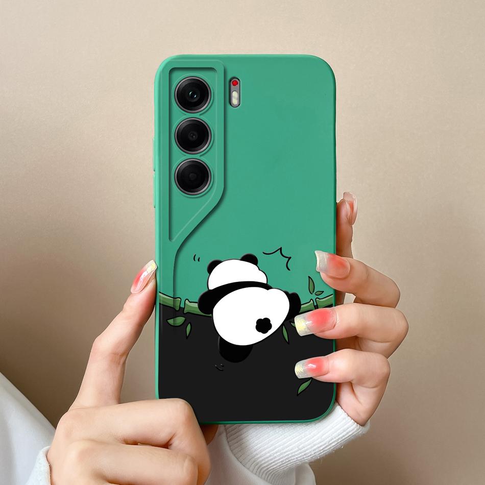 Чехол для телефона Tecno Camon 40 Pro Милые животные Мягкая задняя крышка Жидкий силиконовый корпус для телефона Camon40 Pro 4G 5G Защита от падения Funda