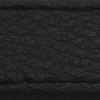 Bracelet montre - MY-MONTRE - XXL - Cuir veau grain buffle - 18mm - Noir
