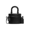 New Trail Cow Leather Small Black Box Chain Bag Handbag Shoulder Bag Crossbody Bag Mini Women's Black CE769-V5BLK