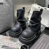 Мода 2024 Новые зимние сапоги для женщин Сапоги до колена на толстой подошве Ретро-сапоги Модная и удобная женская обувь