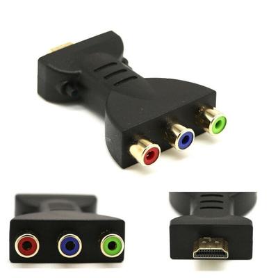 HDMI Male To 3 RCA Видео Аудио AV Адаптер Компонентный Конвертер Для HDTV DVD