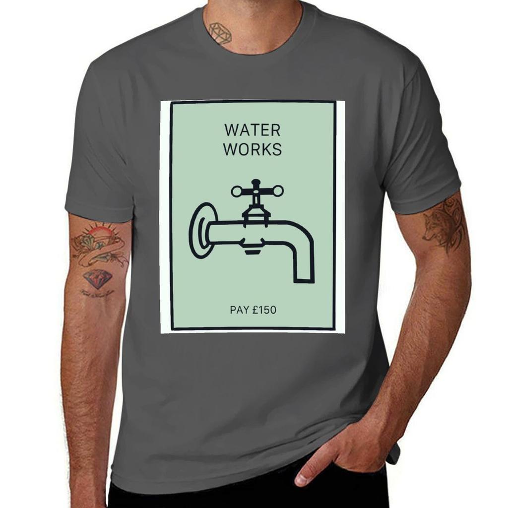 Water Works Tshirt Casual Breathable Short Sleeve Top Tshirt