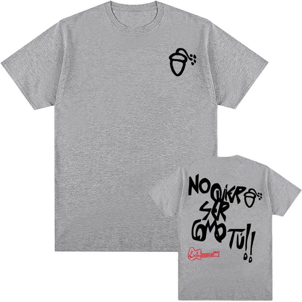 Extremoduro Rock Band Graphic Print Unisex Street Hip‑Hop Crew Neck Heavyweight Summer Short‑Sleeve Women And Men T-Shirt
